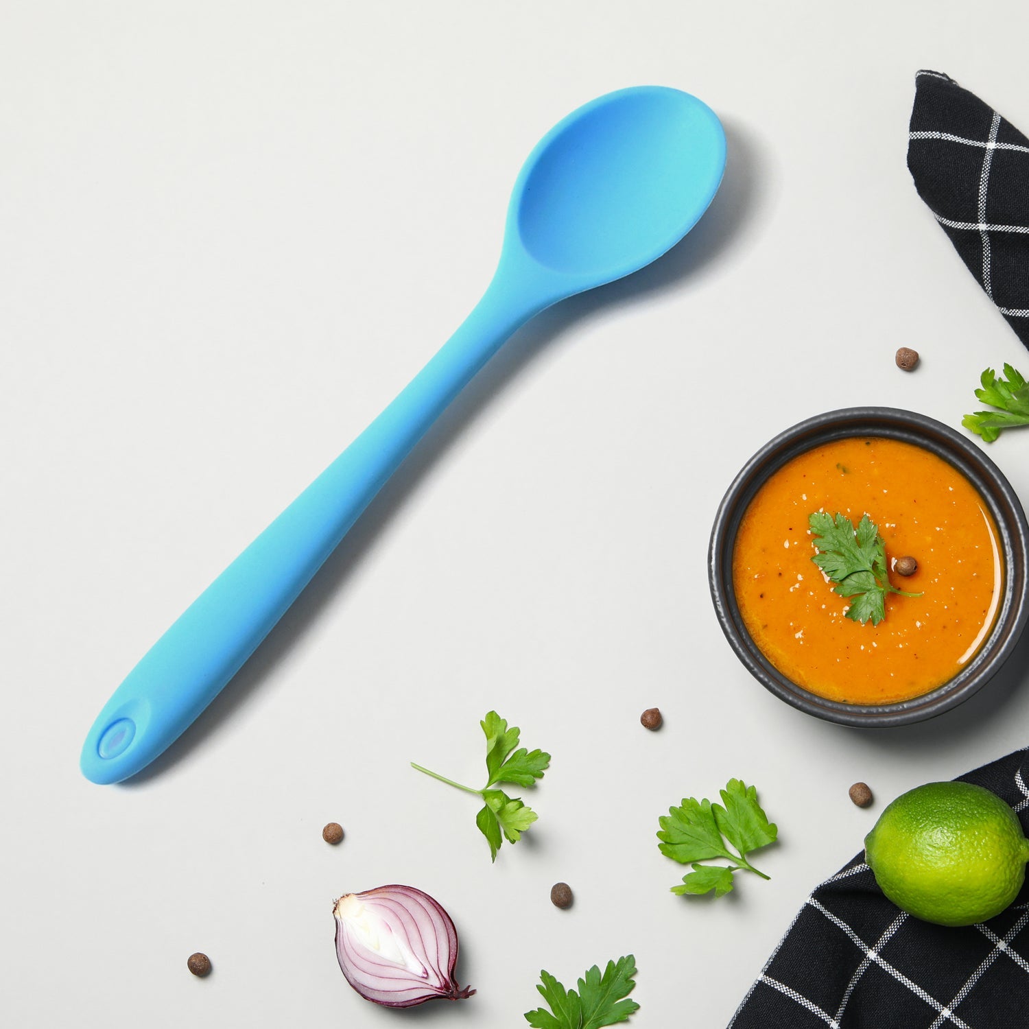 Multipurpose Silicone Spoon, Silicone Basting Spoon Non-Stick Kitchen Utensils Household Gadgets Heat-Resistant Non Stick Spoons Kitchen Cookware Items For Cooking and Baking (6 Pcs Set) Multipurpose Silicone Spoon, Silicone Basting Spoon Non-Stick Kitchen Utensils Household Gadgets Heat-Resistant Non Stick Spoons Kitchen Cookware Items For Cooking and Baking (6 Pcs Set)